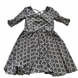 Dot Dot Smile Black & White Ballerina Dress - Size 5/6